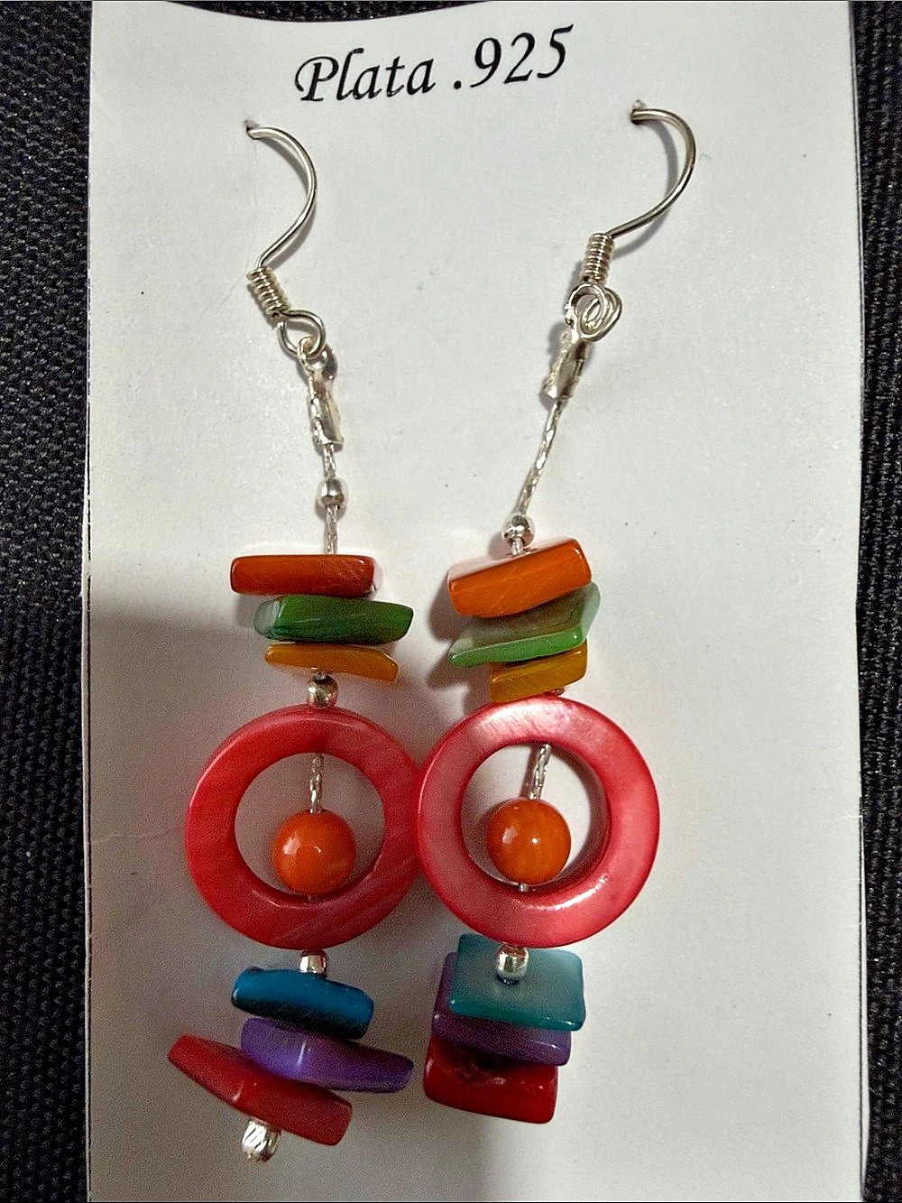 Multicolor Dangle Earrings Like New